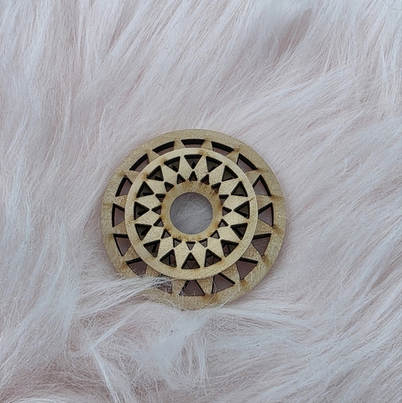 Strawberry Quartz Crystal Stone Sphere & Wooden Sphere Display Holder - Picture 7 of 9